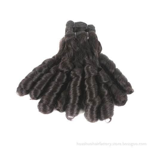 10"-22" Double Drawn Fumi Hair Weaving  100% Raw Unprocessed Brazilian Hair Full Ends Soft Smooth Healthy
